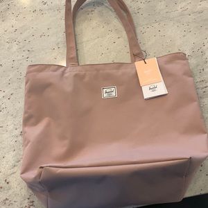 NWT Herschel pink tote bag